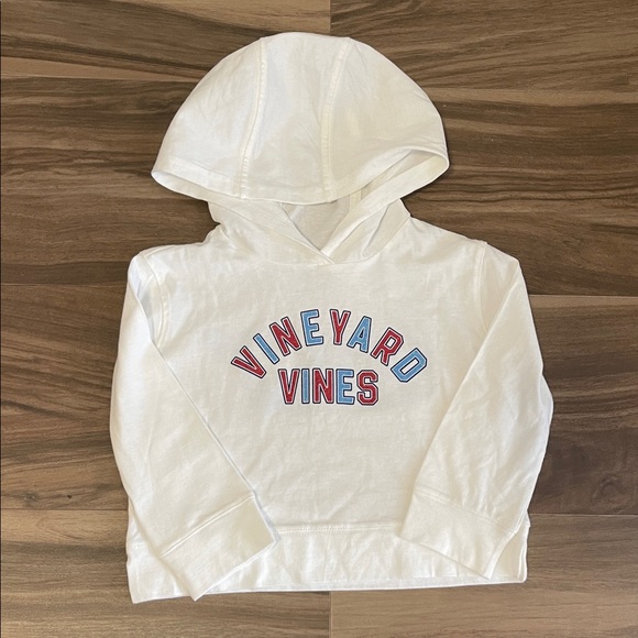 Vineyard Vines Kids 2T White Long Sleeve with Hoodie NWOT - Picture 4 of 8